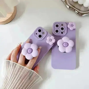 Korean Flower Phone Case (For Samsung) - Bear Hugs