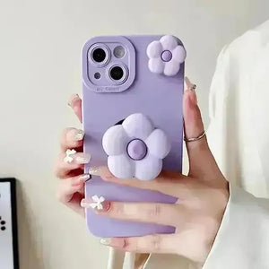 Korean Flower Phone Case (For Samsung) - Bear Hugs