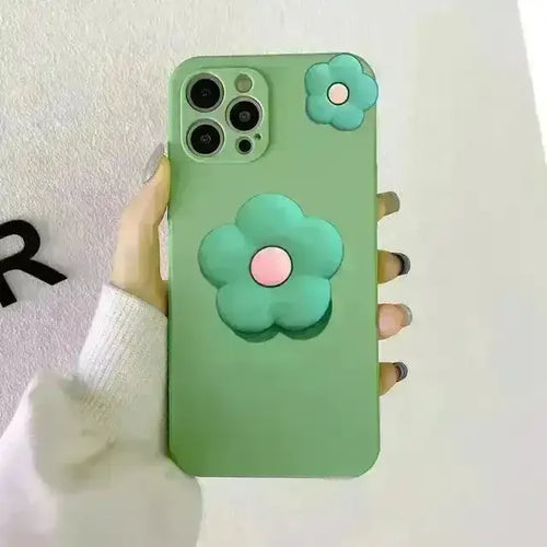 Korean Flower Phone Case (For Samsung) - Bear Hugs