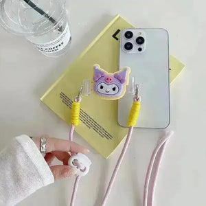 Kuromi and Cinnamoroll Phone Back Clip & Strap - Bear Hugs