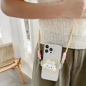 Kuromi and Cinnamoroll Phone Back Clip & Strap - Bear Hugs