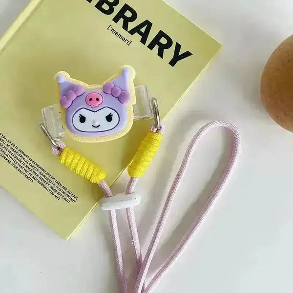 Kuromi and Cinnamoroll Phone Back Clip & Strap - Bear Hugs