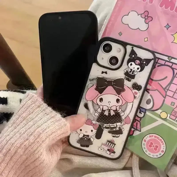 Kuromi and Friends Magnetic Case (For iPhones) - Bear Hugs