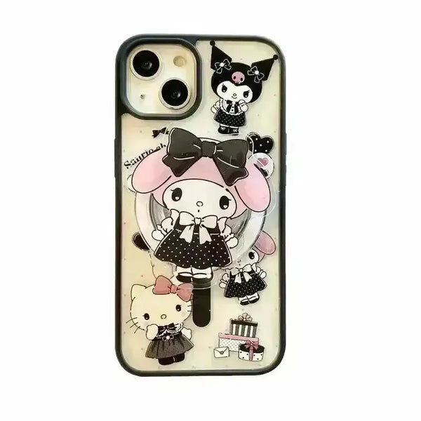 Kuromi and Friends Magnetic Case (For iPhones) - Bear Hugs
