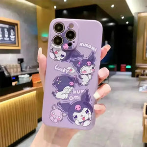 Kuromi and My Melody Silicon Case (For iPhones) - Bear Hugs