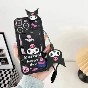 Kuromi Case with Rope Holder (For iPhones) - Bear Hugs