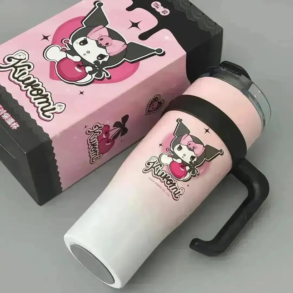 Kuromi Cherry Insulated Water Bottle (1200 ml) - Bear Hugs