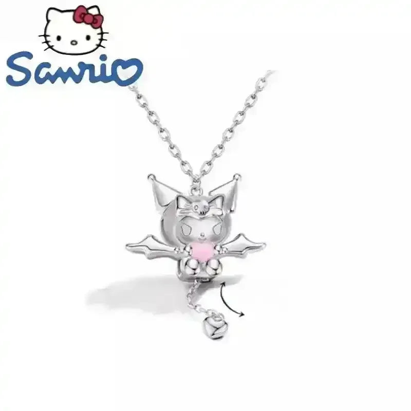 Kuromi Heart Moving Wings Pendant - Bear Hugs