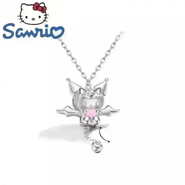 Kuromi Heart Moving Wings Pendant - Bear Hugs