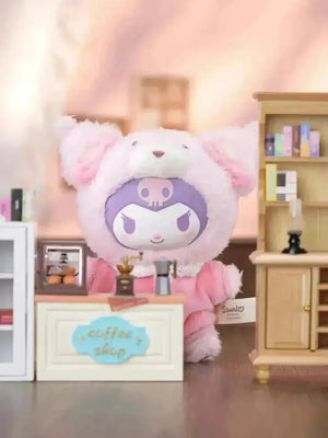 Kuromi Latte Vinyl Plush Pendant Doll - Bear Hugs