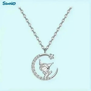 Kuromi Moon and Star Pendant - Bear Hugs