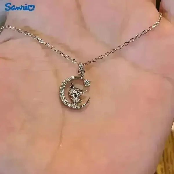 Kuromi Moon and Star Pendant - Bear Hugs