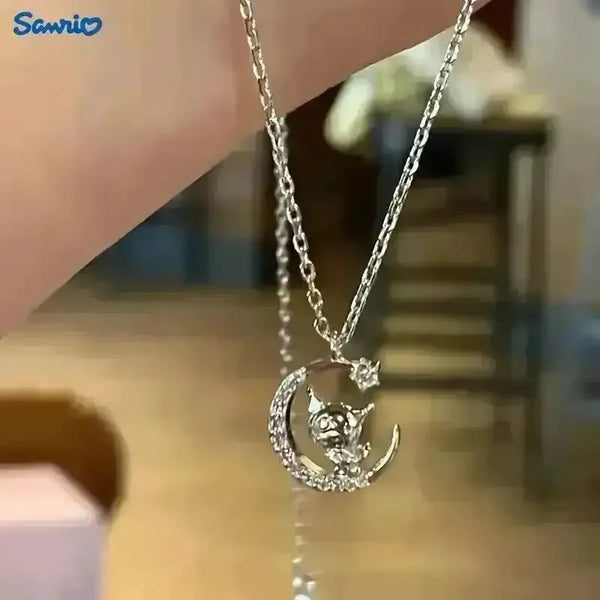 Kuromi Moon and Star Pendant - Bear Hugs