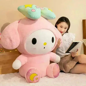 Kuromi My Melody Bow Girl Plushies - Bear Hugs