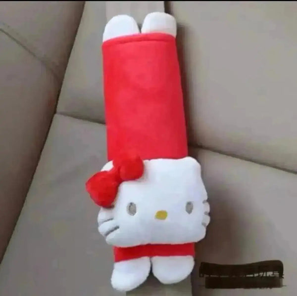 Kuromi My Melody Car Headrest and Seatbelt Protector - Bear Hugs
