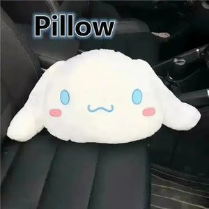 Kuromi My Melody Car Headrest and Seatbelt Protector - Bear Hugs