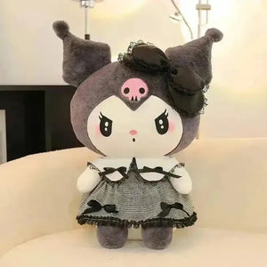 Kuromi My Melody Goth Style Plushies - Bear Hugs
