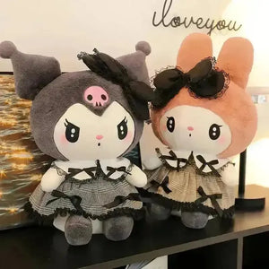 Kuromi My Melody Goth Style Plushies - Bear Hugs