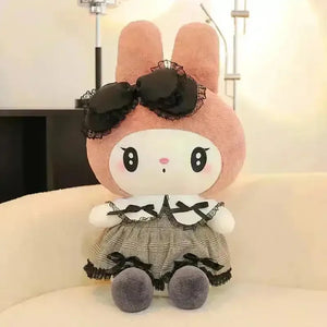 Kuromi My Melody Goth Style Plushies - Bear Hugs