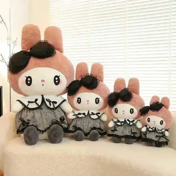 Kuromi My Melody Goth Style Plushies - Bear Hugs