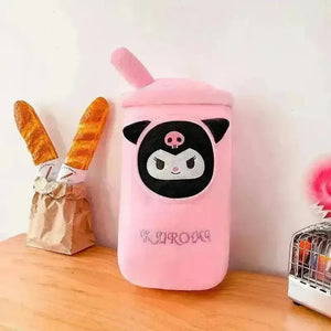 Kuromi My Melody Milk Tea Pillow - Bear Hugs