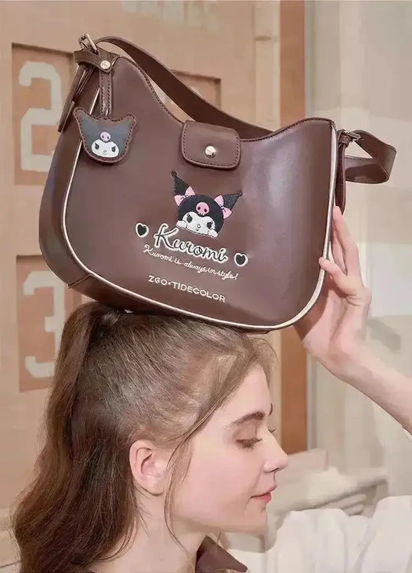 Kuromi Rebel Edge Shoulder Bag - Bear Hugs