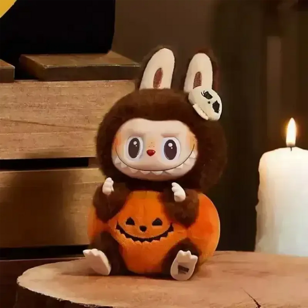 Labubu Halloween Pumpkin Figurine - Bear Hugs