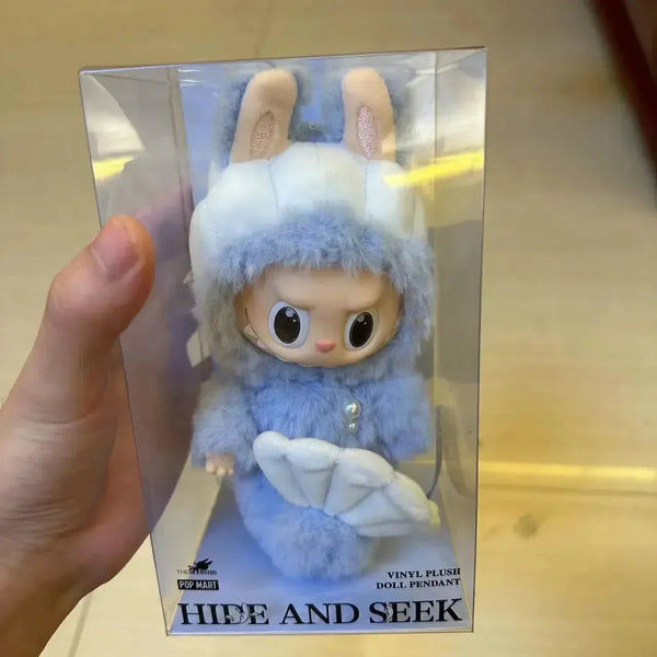 Labubu Hide & Seek Plush Pendant - Bear Hugs