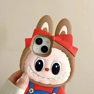 Labubu Monsters Bow Phone Case (For iPhones) - Bear Hugs