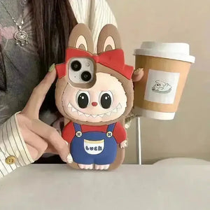 Labubu Monsters Bow Phone Case (For iPhones) - Bear Hugs