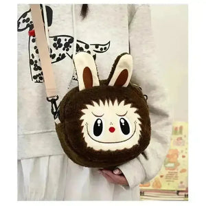 Labubu Plush Crossbody Bag - Bear Hugs