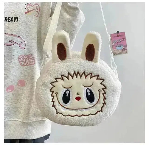 Labubu Plush Crossbody Bag - Bear Hugs