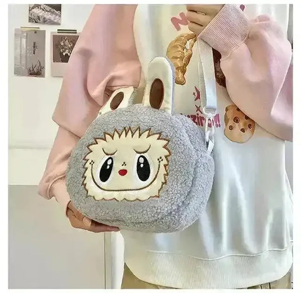 Labubu Plush Crossbody Bag - Bear Hugs