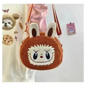 Labubu Plush Crossbody Bag - Bear Hugs