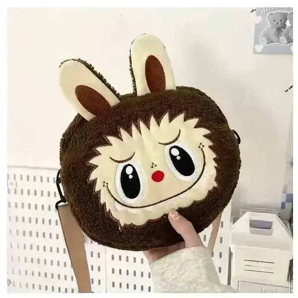 Labubu Plush Crossbody Bag - Bear Hugs