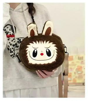 Labubu Plush Crossbody Bag - Bear Hugs