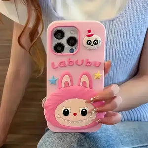 Labubu the Monster Silicone Case (For iPhones) - Bear Hugs