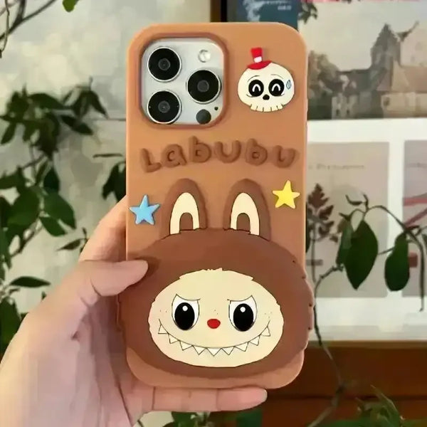 Labubu the Monster Silicone Case (For iPhones) - Bear Hugs