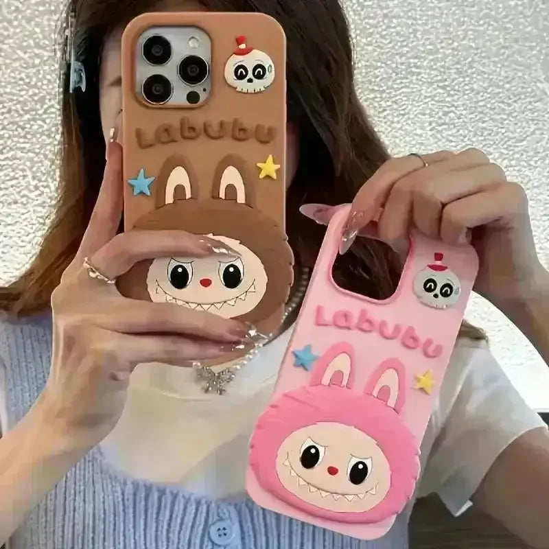 Labubu the Monster Silicone Case (For iPhones) - Bear Hugs