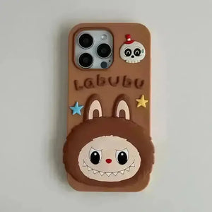 Labubu the Monster Silicone Case (For iPhones) - Bear Hugs