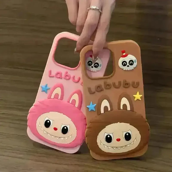 Labubu the Monster Silicone Case (For iPhones) - Bear Hugs