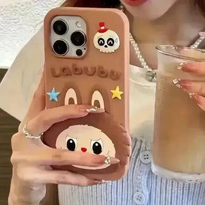 Labubu the Monster Silicone Case (For iPhones) - Bear Hugs