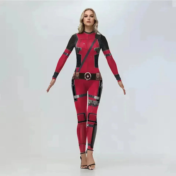 Lady Deadpool Wig Mask and Costume - Bear Hugs