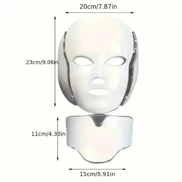 LED Light Therapy Face & Neck Beauty Mask - Bear Hugs