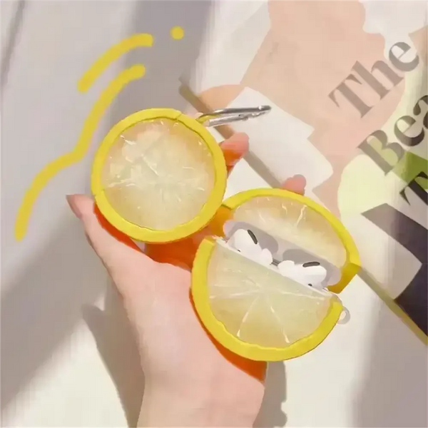 Lemon Shaped Case (For Airpods) - Bear Hugs