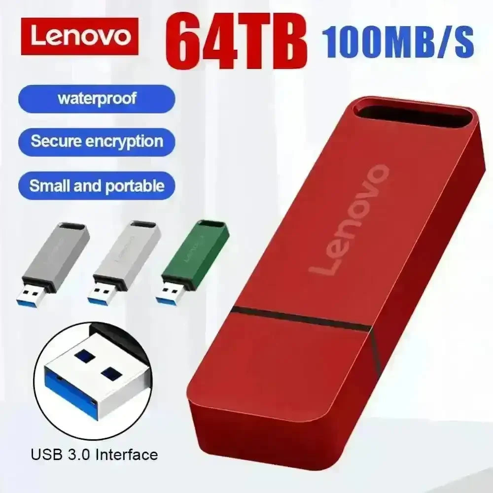 Lenovo High-Speed USB 3.0 Flash Drive - Bear Hugs