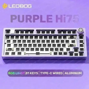 LEOBOG Hi75 Sugar65 Custom Mechanical Keyboard - Bear Hugs