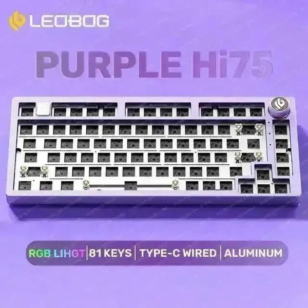 LEOBOG Hi75 Sugar65 Custom Mechanical Keyboard - Bear Hugs