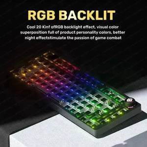 LEOBOG Hi75 Sugar65 Custom Mechanical Keyboard - Bear Hugs