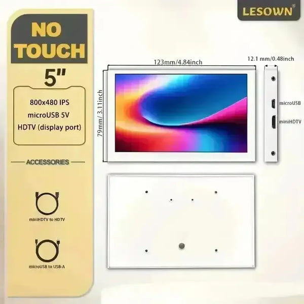 Lesown 5-Inch Mini Monitor - Bear Hugs